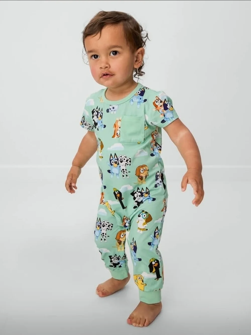 Little Sleepies Bluey Skys The Limit Play Romper 3T
